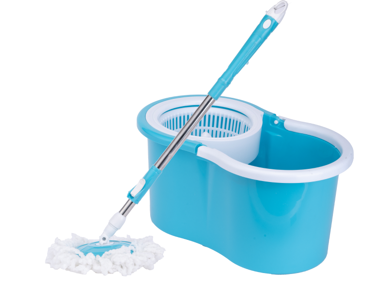 Round Bucket Mop (Plastic Bowl)